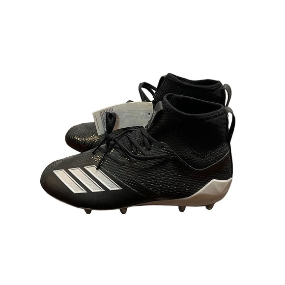 New Adidas Adizero 5 Star 7.0 Mid TD Team Football Cleats Black - Picture 8 of 9
